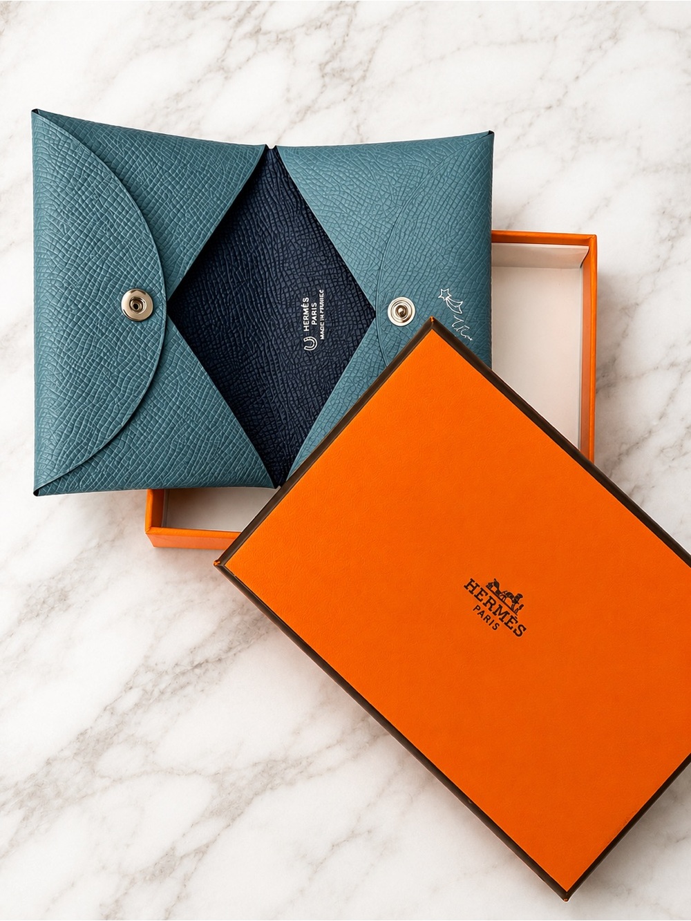 Hermès Calvi ✨ CUSTOM ORDER ✨Cardholder NIB